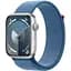 Смарт-годинник Apple Watch Series 9 GPS 45mm Silver Aluminum Case with Winter Blue Sport Loop [MR9F3] [95103] - мініатюра 1