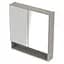 Дзеркальна шафа Geberit Selnova Square 80 см 501.271.00.1 світлий горіх - мініатюра 1