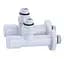 Набір Кран вентильний кутовий з американкою Solomon Lux 1/2″ 7777 (2шт.) White 000020285 - мініатюра 3
