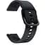 Силиконовый ремешок One-b Watchbands черный для Samsung Galaxy Watch Active 2 - размер L (WB0021ONEBLACKONEB1) - миниатюра 1