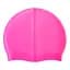 Шапочка для плавания Silicone Swim Cap, силиконовая, розовая, 22×19.5 см - миниатюра 3