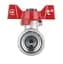 Кран кульовий Thermo Alliance Forte 1/2" ВВ прямий, PN40, метелик SF602W15 - мініатюра 2