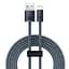 Кабель Baseus Dynamic Series Fast Charging Data Cable USB to iP 2.4 A 2 m Grey (CALD000516) - мініатюра 1