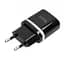 Мережевий зарядний пристрій 2USB Hoco C12 2.4A Black + USB Cable iPhone 6 - мініатюра 2