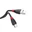 Кабель Hoco X27 Pisces Cable USB to Micro USB 2,4A 1m Black - мініатюра 1