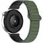 Ремінець DK CDK для Garmin Approach S42 20mm Silicone Shaped Magnetic Band (018822) (green / black) - мініатюра 2