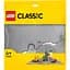 Конструктор LEGO Classic Базовая пластина серого цвета 1 деталь (11024) - миниатюра 1