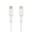 Кабель Belkin USB-C > USB-C заряджання/синхронізації 1м, 60Вт, Type-C, PVC, білий teh0013652 - мініатюра 4
