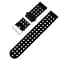 Двойной ремешок Primo с перфорацией для часов Xiaomi Huami Amazfit Bip/Amazfit GTS Black White - миниатюра 3