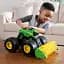 Іграшковий комбайн John Deere Kids Monster Treads з молотаркою і великими колесами (47329) - мініатюра 7