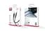 Кабель XO NB229 transparent design waven 2.4A Lighting usb cable Чорний - мініатюра 2