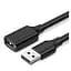 Кабель Ugreen US103 USB 2.0 A Male to A Female Cable 3 м чорний (10317) - мініатюра 1