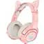 Наушники с ушками Onikuma Gaming Cat Ear K9 7.1 розовые с подсветкой - миниатюра 1
