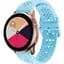 Ремешок Flower для Xiaomi Ticwatch C2 TicWatch E TicWatch S2 Mobvoi TicWatch C2 - голубой ширина крепления 20мм силикон Watchbands (W32-2WB39660066) - миниатюра 1