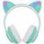 Бездротові навушники Cat ear VZV-23M/7805 Bluetooth з вушками LED Бірюзові - мініатюра 3