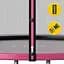 Батут із зовнішньою сіткою 4FIZJO Classic 10FT 312 см Black/Pink (P-5907739314567) - мініатюра 4