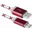 Дата кабель USB 2.0 AM to Micro 5P 1.0m RedLED backlight Defender (87556) - мініатюра 1