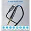 Перехідник USB-C to jack 3.5mm stereo audio (CDLA) 2.0m Choetech (AUX008-BK) - мініатюра 3