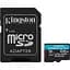 Карта пам'яті Kingston microSDXC Canvas Go! Plus 512GB Class 10 UHS-I U3 V30 A2 + SD адаптер (SDCG4/512GB) [139172] - мініатюра 1