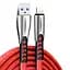 Кабель ColorWay USB - Lightning (M/M), 2.4 А, 1 м, Red (CW-CBUL010-RD) - миниатюра 1