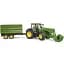 Трактор Bruder John Deere з причепом краном та колодами 1:16 (03154) - мініатюра 7