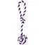 Flamingo Cotton Rope Knot фламинго котон роуп нот канат с одним узлом игрушка для собак - миниатюра 1