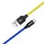 Кабель ColorWay USB - micro USB (M/M), 2.4 А, 1 м, Blue/Yellow (CW-CBUM052-BLY) - миниатюра 1