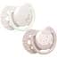 Пустышка силиконовая динамическая LOVI Baby Shower Girl 0-2 месяцев 2 шт. (22/900girl) - миниатюра 1