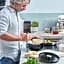 Каструля KitchenAid Cast Iron чавунна з кришкою 22 см 3.3 л чорна (CC006058-001) - мініатюра 7