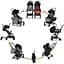 Коляска прогулянкова Bumprider Connect 3 Black-Coffee (51284-2100) - мініатюра 4