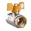 Кран кульовий прямий Solomon 3/4″ ВВЖБ PN40 B1007 - мініатюра 3