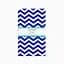 Простынь Cosas на резинке в детскую кроватку 60х120 dark blue zigzag, синий (Зигзаг_синий_15) - миниатюра 5