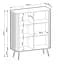 Комод Perfect Home Зова/Zova 2-дверный с черными ножками K103 Кашемир (PFH-091283) - миниатюра 3
