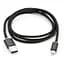 Дата кабель USB 2.0 AM to Lightning 1m LED black Vinga (VCPDCLLED1BK) - мініатюра 2