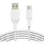 Кабель Belkin Boost Up Charge Braided USB-A to USB-C 2m White (CAB002BT2MWH) [158865] - миниатюра 1