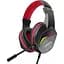 Навушники GamePro HS311 чорний/Red 2хMini jack USB мікрофон 32 Ом 105 дБ кабель 1.8 м об'ємний звук 5.1 RGB підсвічування - мініатюра 1