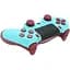 Геймпад Brazzers бездротовий для PS4 Wireless DualShock 4 роз'єм для навушників LED light bar Cyan 3.7V 600 mAh Blister-box - мініатюра 1
