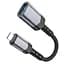 Мульти адаптер хаб Hoco UA24 Lightning to USB 2.0 серый - миниатюра 7