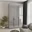 Шафа 3-дверна з антресоллю MebelStar Оскар Gloss BL-B, комплект полиць 150x52x260 см Сіра мишка/Сірий (MBS-5477) - мініатюра 1