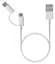 Кабель ZMI AL501, 2-в-1 USB to Micro і Type-C білий - мініатюра 1