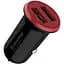 Автомобільний зарядний пристрій ColorWay Auto ID 3.4A 17W Red-black (CW-CHA026-BK) - мініатюра 2