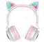 Наушники Hoco Bluetooth W27 Cat Ear Wireless Headphones серые - миниатюра 2