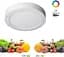 Стельовий світильник LEDUNI Downlight LED Круглий 12W 1200LM Теплий Білий 3000K IP20 Алюміній 161*28Hmm 2 шт. - мініатюра 3