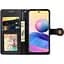 Шкіряний чохол-книжка GETMAN Gallant (PU) для Samsung Galaxy A04s Чорний - мініатюра 4