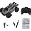 Машинка на радіокеруванні Позашляховик JJRC Q88 1:20 HighSped Car [Grey] [64876] - мініатюра 4