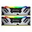 Пам'ять для настільних комп'ютерів Kingston Fury 32 GB (2x16 GB) DDR5 6400 MHz Renegade Silver RGB (KF564C32RSAK2-32) - мініатюра 1