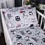 Комплект постільної білизни MirSon Kids Time 17-0672 Silver Owlets сірий 143 x 210 см (2200010183948) - мініатюра 2