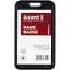 Бейдж-чохол Axent SoftTouch матовий чорний 4550V (54x85мм) упаковка 5 шт. (4550V-01-A) - мініатюра 1