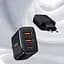 Мережевий зарядний пристрій Baseus Compact Quick Charger 2U+C 30W Black (CCXJ-E01) [73372] - мініатюра 5