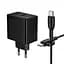 СЗУ Borofone BAS17A Erudite PD65W+QC3.0 (1USB-A/1C) + кабель Type-C to Type-C Black - миниатюра 4